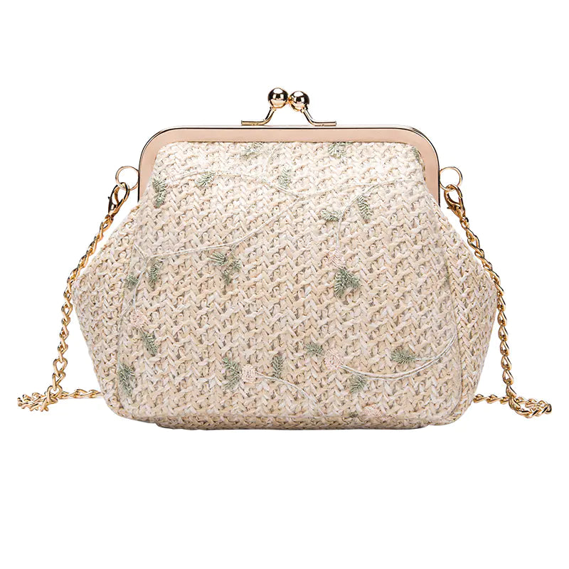 Woven Lace Shoulder Bag