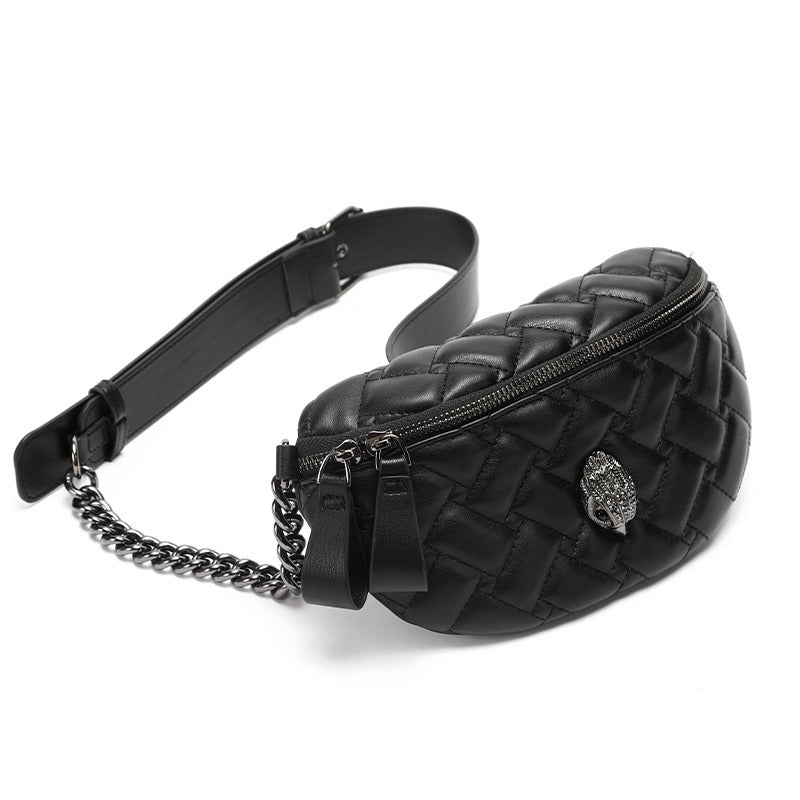 Kurt Geiger Kensington Quilted Leather Belt Bag