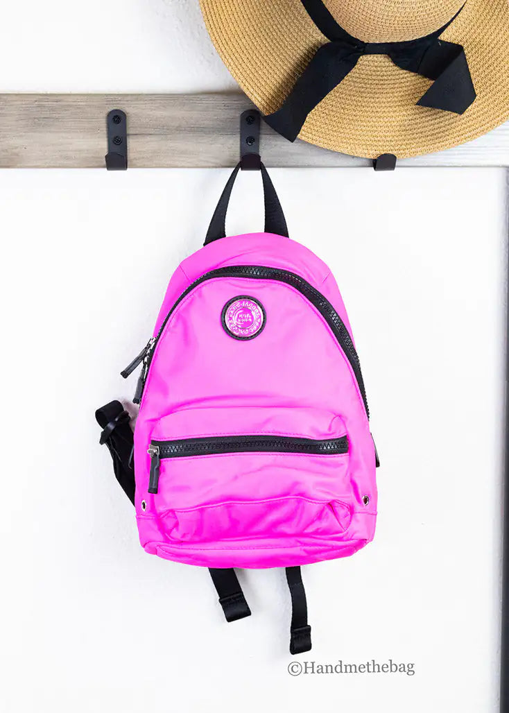 Marc Jacobs Small Neon Fuchsia Nylon Backpack