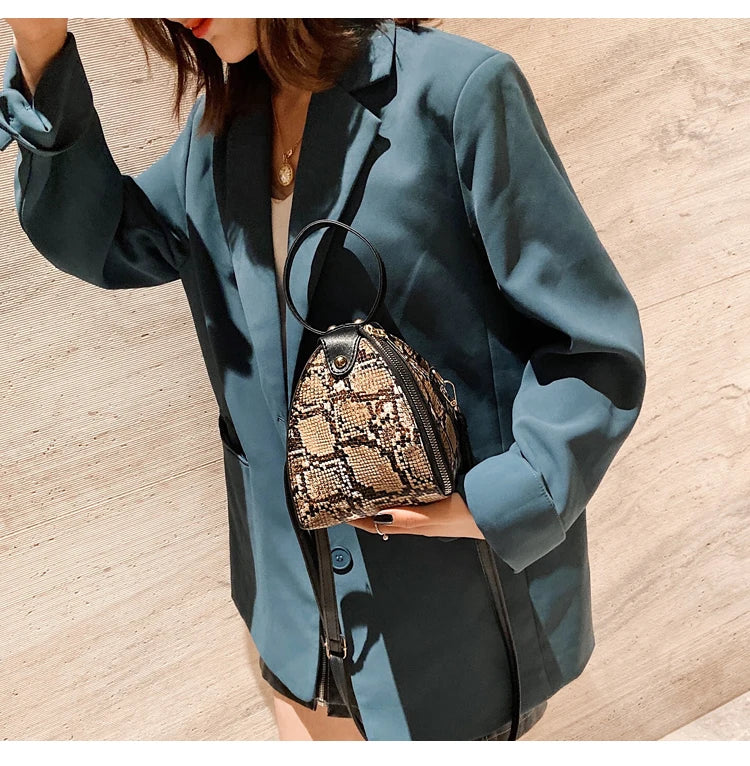 Pyramid Clutch Handbag Ladies Elegant Crossbody Bag