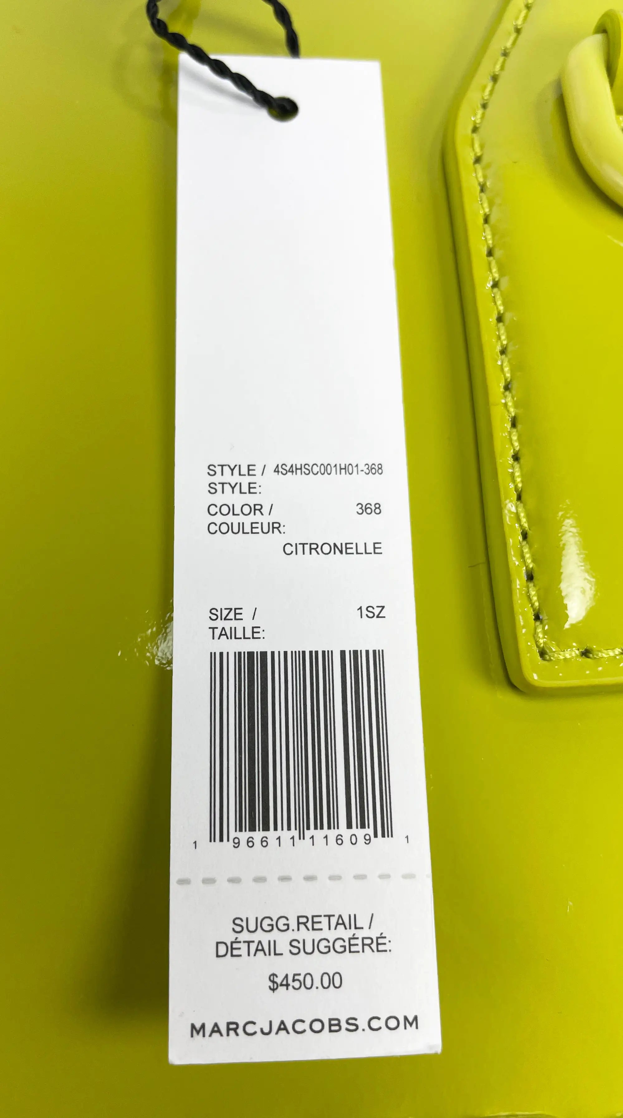 Marc Jacobs Small Patent Leather Dome Satchel