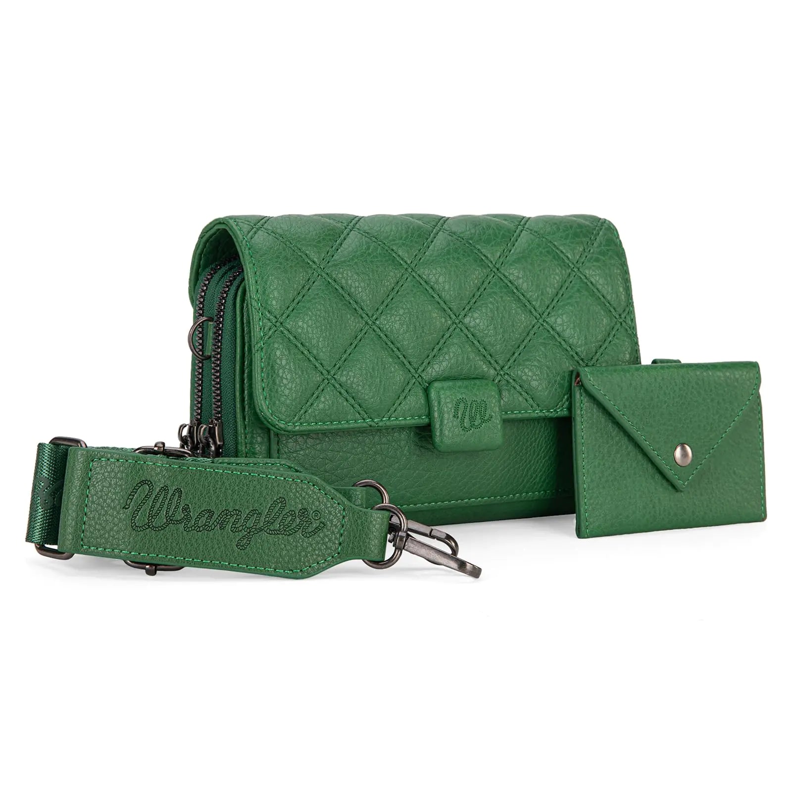 Wrangler Quilted Crossbody Purse