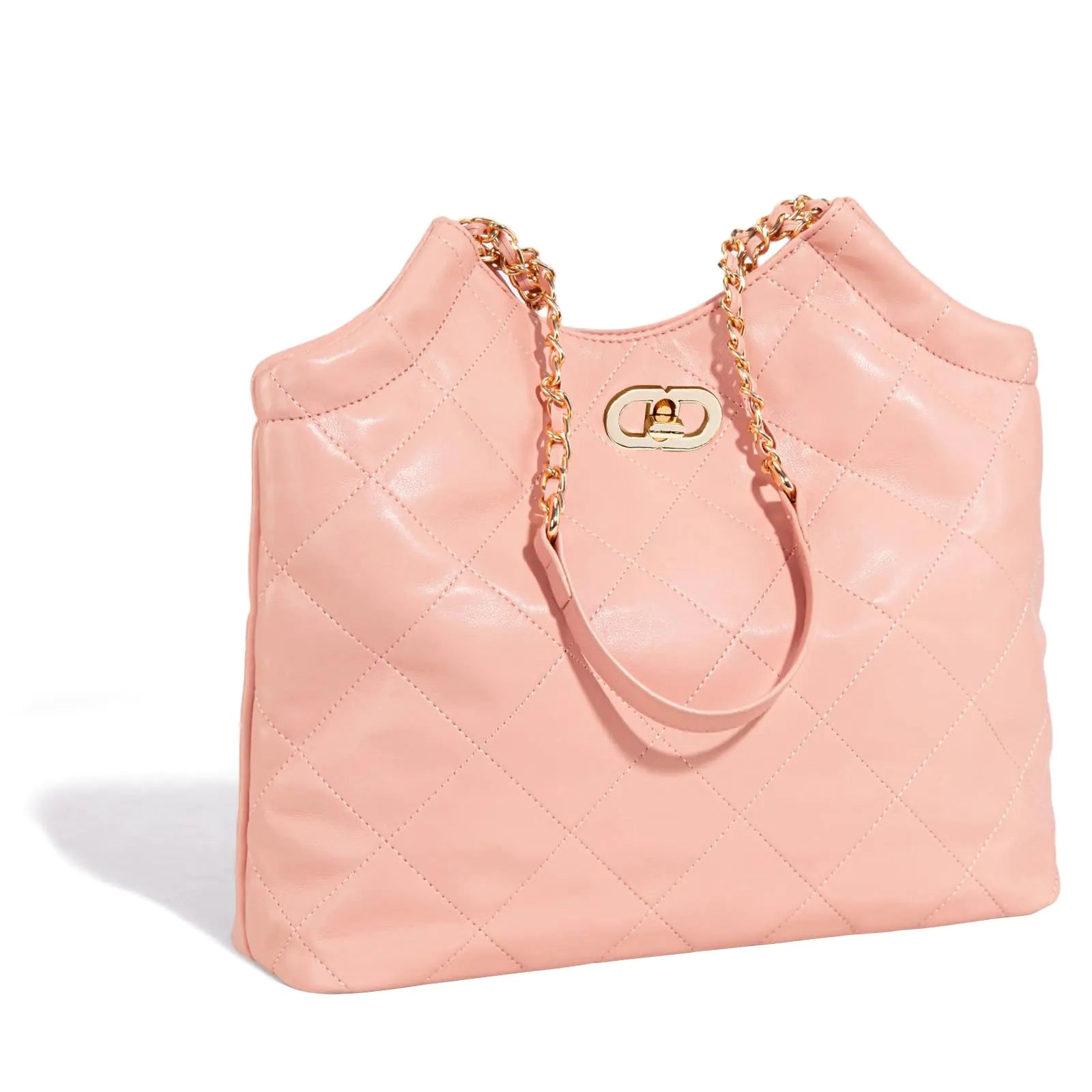 Montana West Quilted Hobo Bag with Twist-Lock Closure