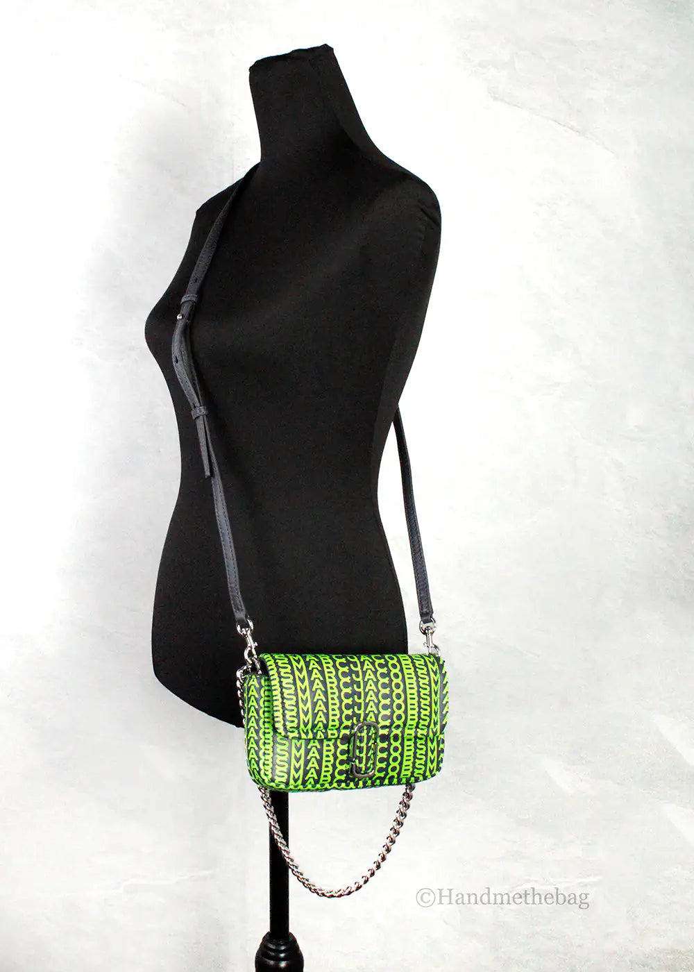 Marc Jacobs The Monogram Leather J Marc Mini Shoulder Bag